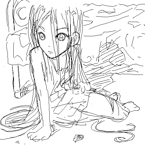 寝起き少女 寝起き少女